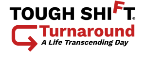 logo for TOUGH SHIFT Turnaround, an on-purpose program